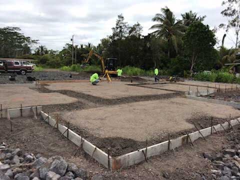 Worker at Construction Site — Keaau, HI — Kekahu Concrete LLC