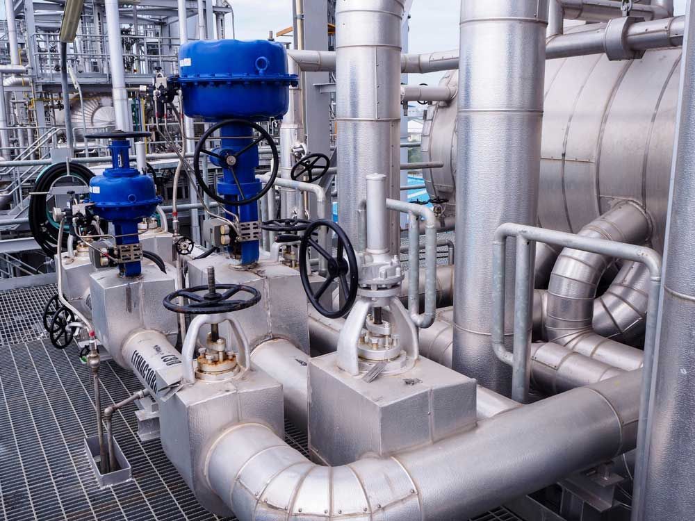 Photo Of Pipes And Valves — Hitemp Compressed Air Services in Fairy Meadow, NSW