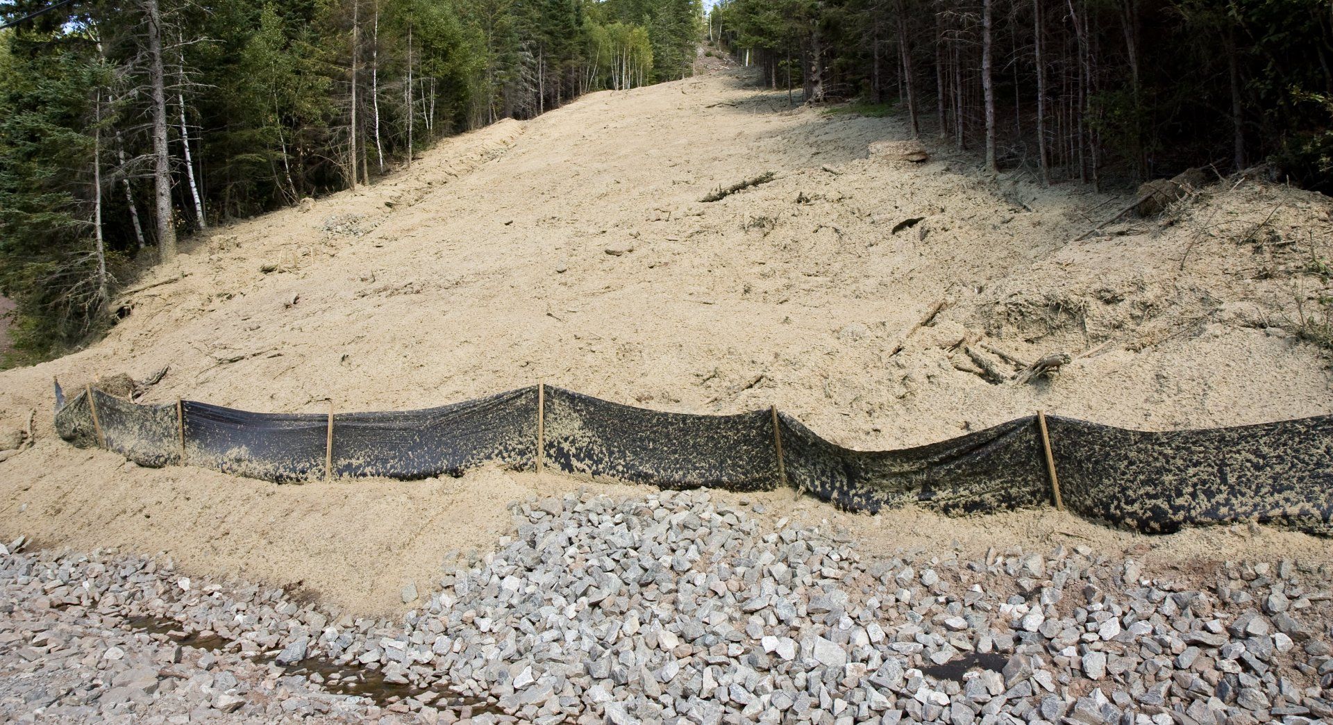 Silt Fence Erosion Control — Baldwin, GA — Foothills Land Design