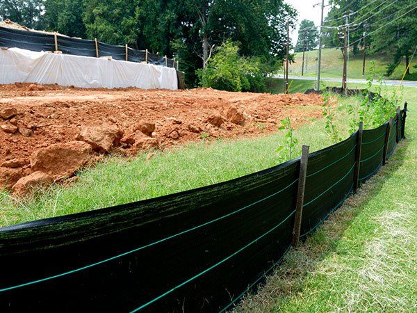Silt Fence — Baldwin, GA — Foothills Land Design