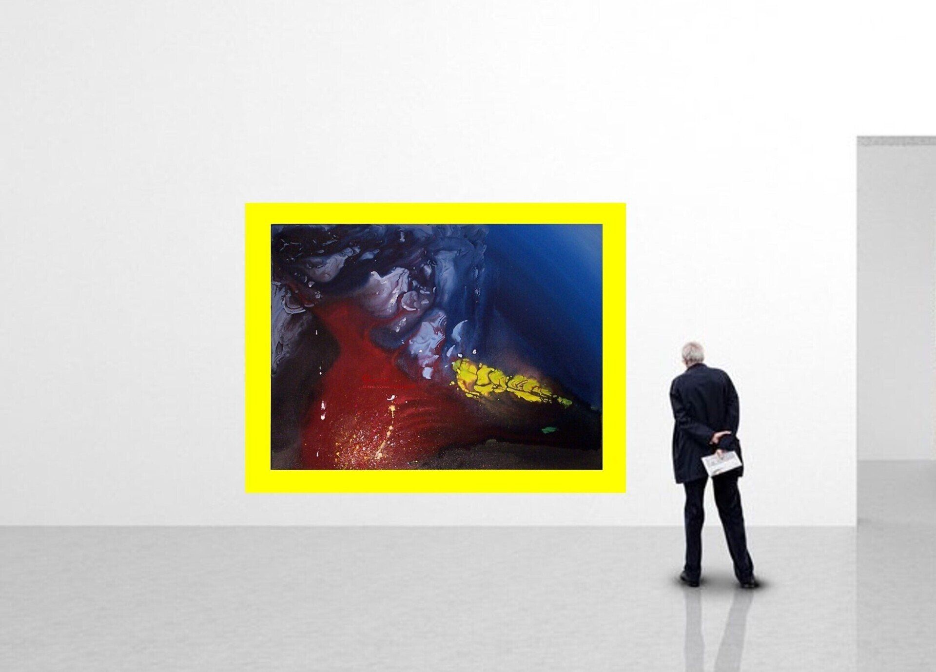 Abstract explosion of colour