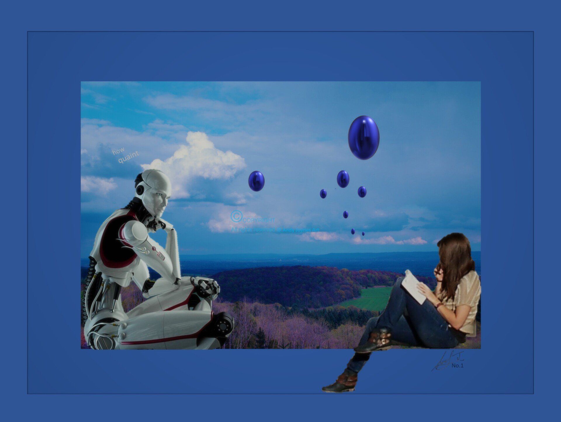 A wide landscape view across the river Severn Vale