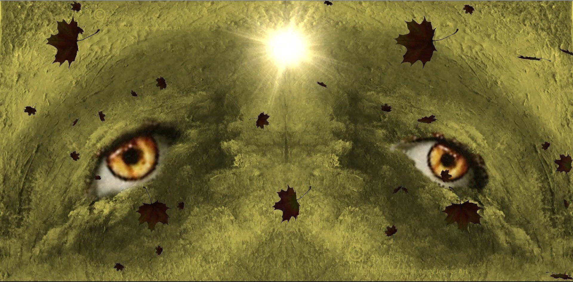 A surreal landscape image of Natures sadness