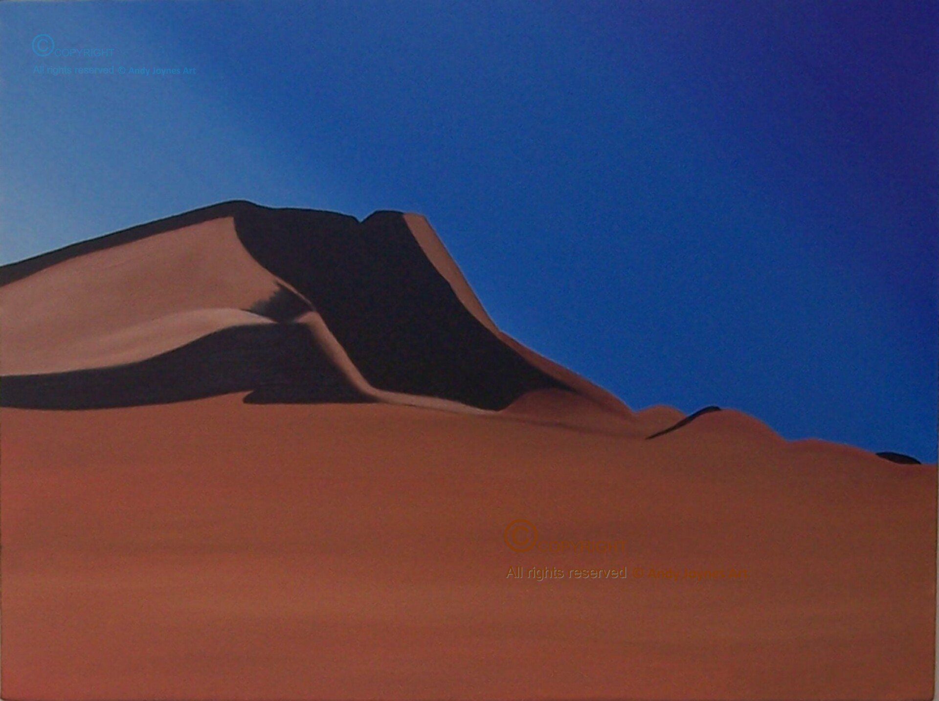 A hot desert scene