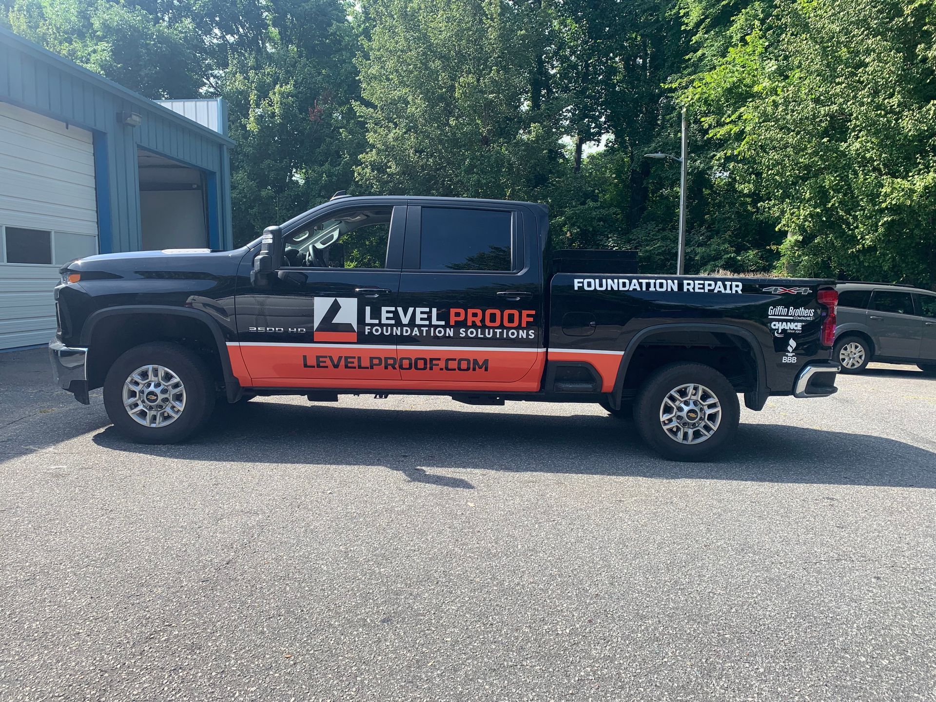 Partial Wrap on Truck installed in Charlotte, NC