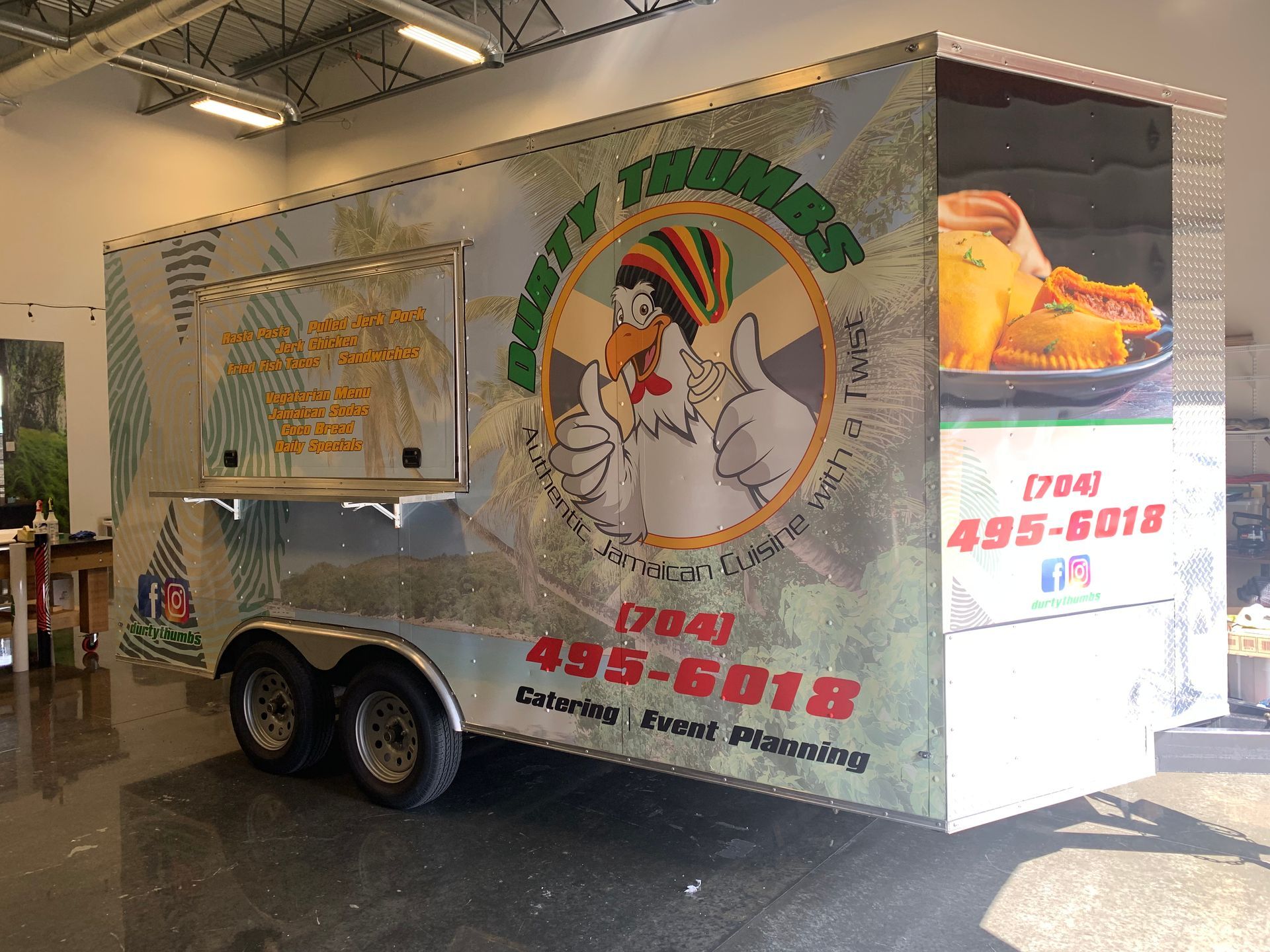 Full Wrapped Food Trailer in Charlotte, NC