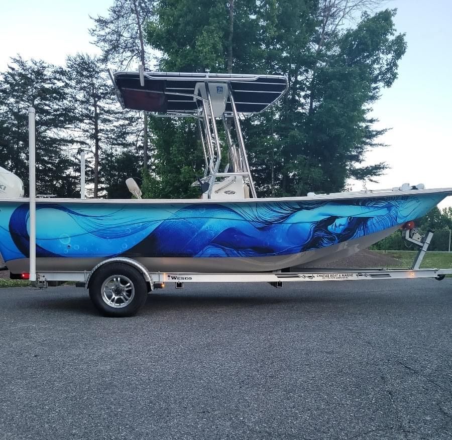Boat Wraps Service — Charlotte, NC — Certified Install Wraps