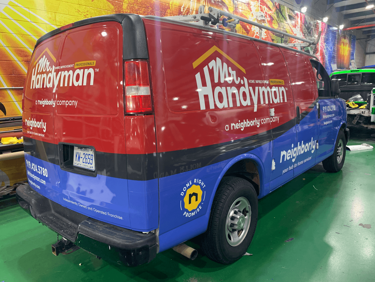 Fleet vehicle wraps in Charlotte, NC