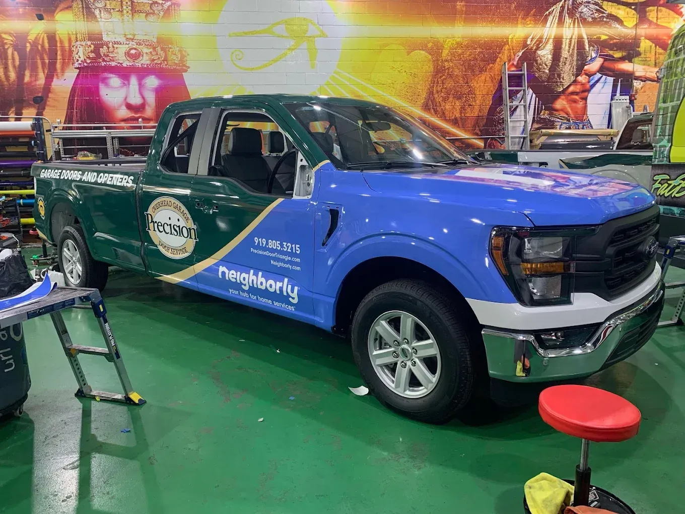Ford Work Truck Wrap in Lake Norman, NC Ford Work Truck Wrap in Lake Norman, NC