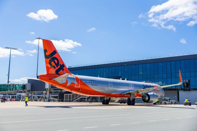 Jetstar aircraft in flight
