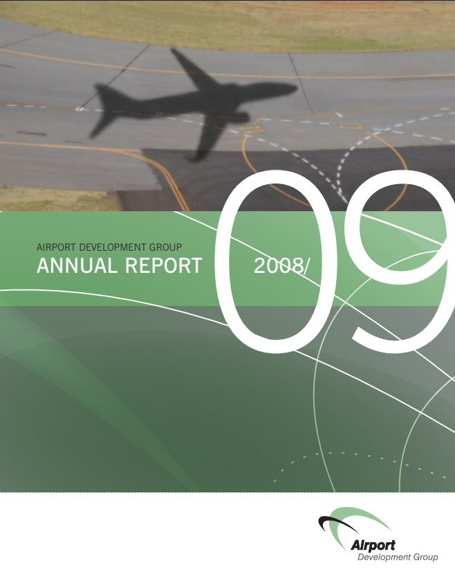An airport development group annual report for 2008