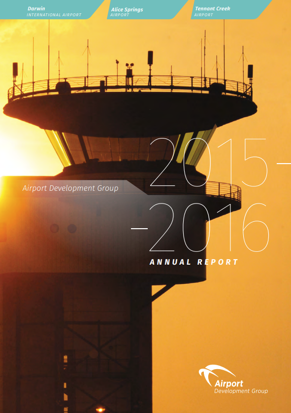 An airport development group annual report for 2015 and 2016
