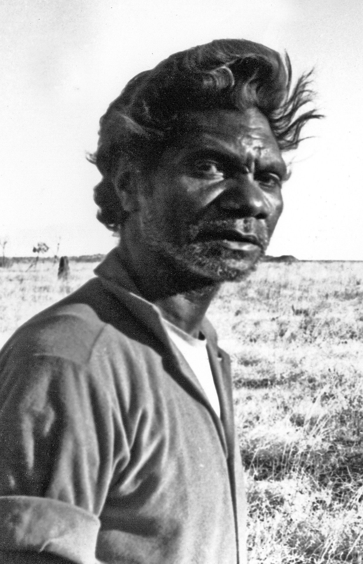 An aboriginal Australian man.