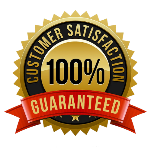 Picture of a 100% satisfaction image for pressure washing services