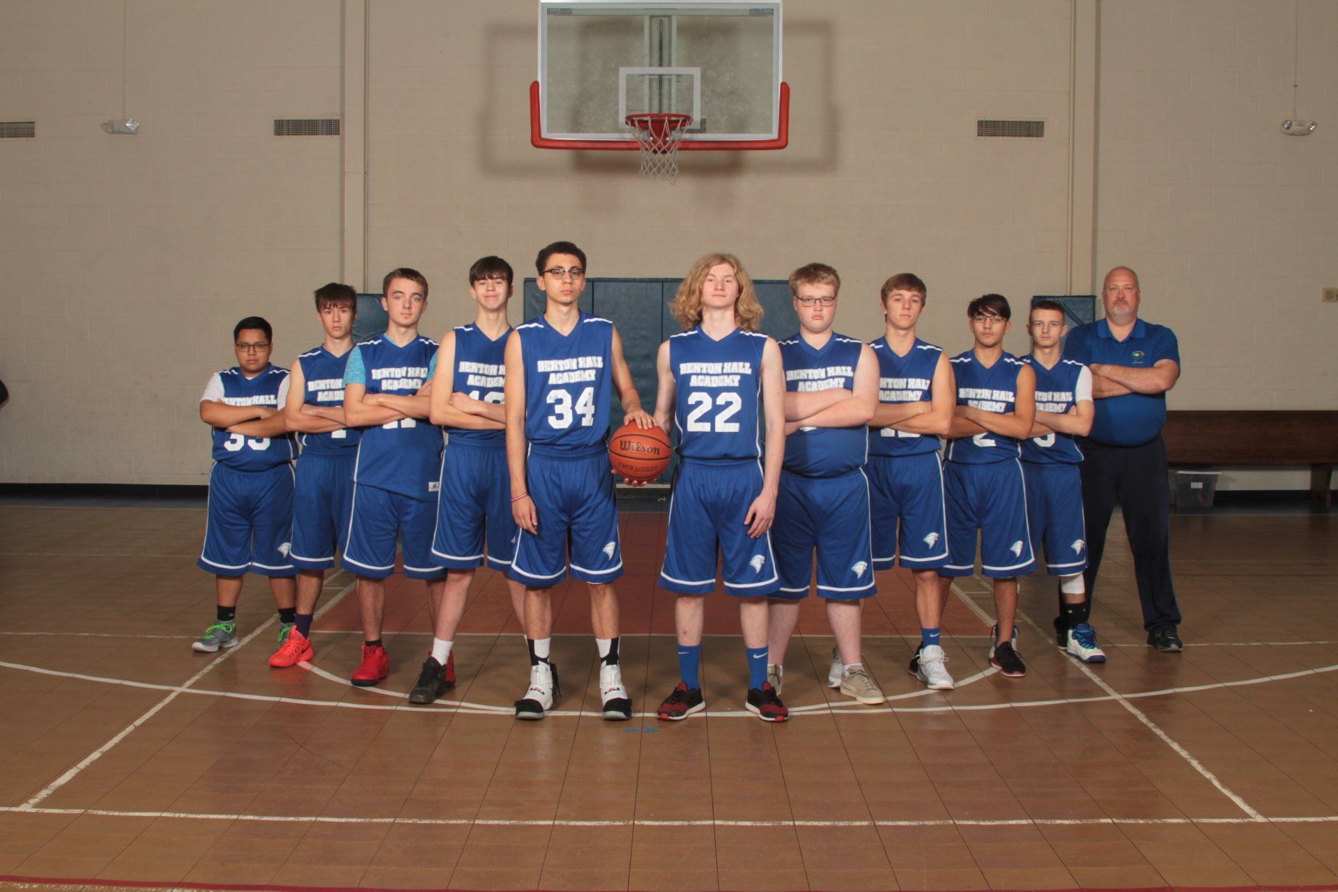 Benton Hall Academy basketball team