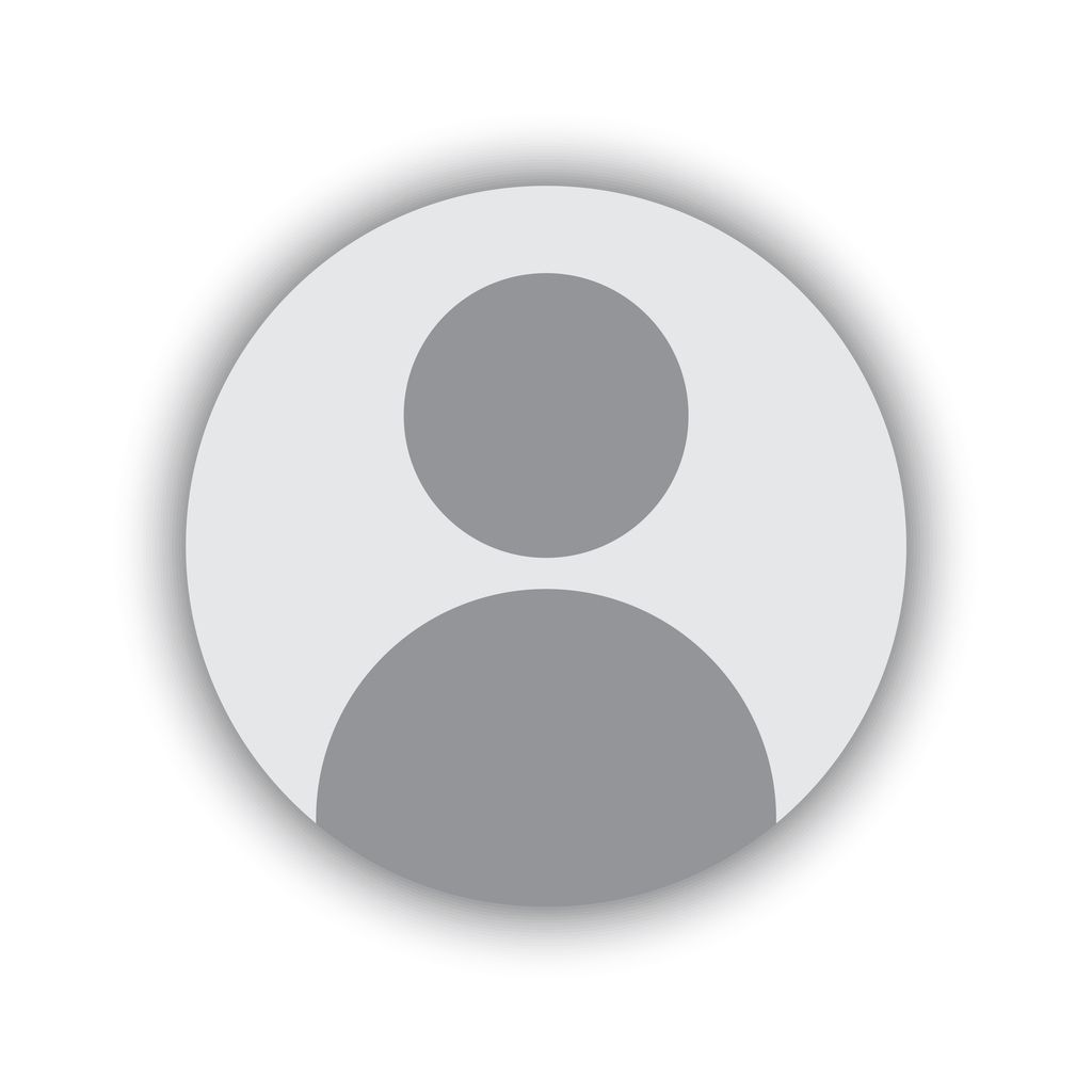 Gray silhouette of a person inside a gray circle, on a white background.