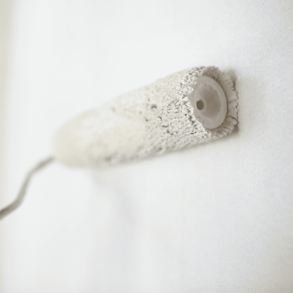 Painting the walls of a home white