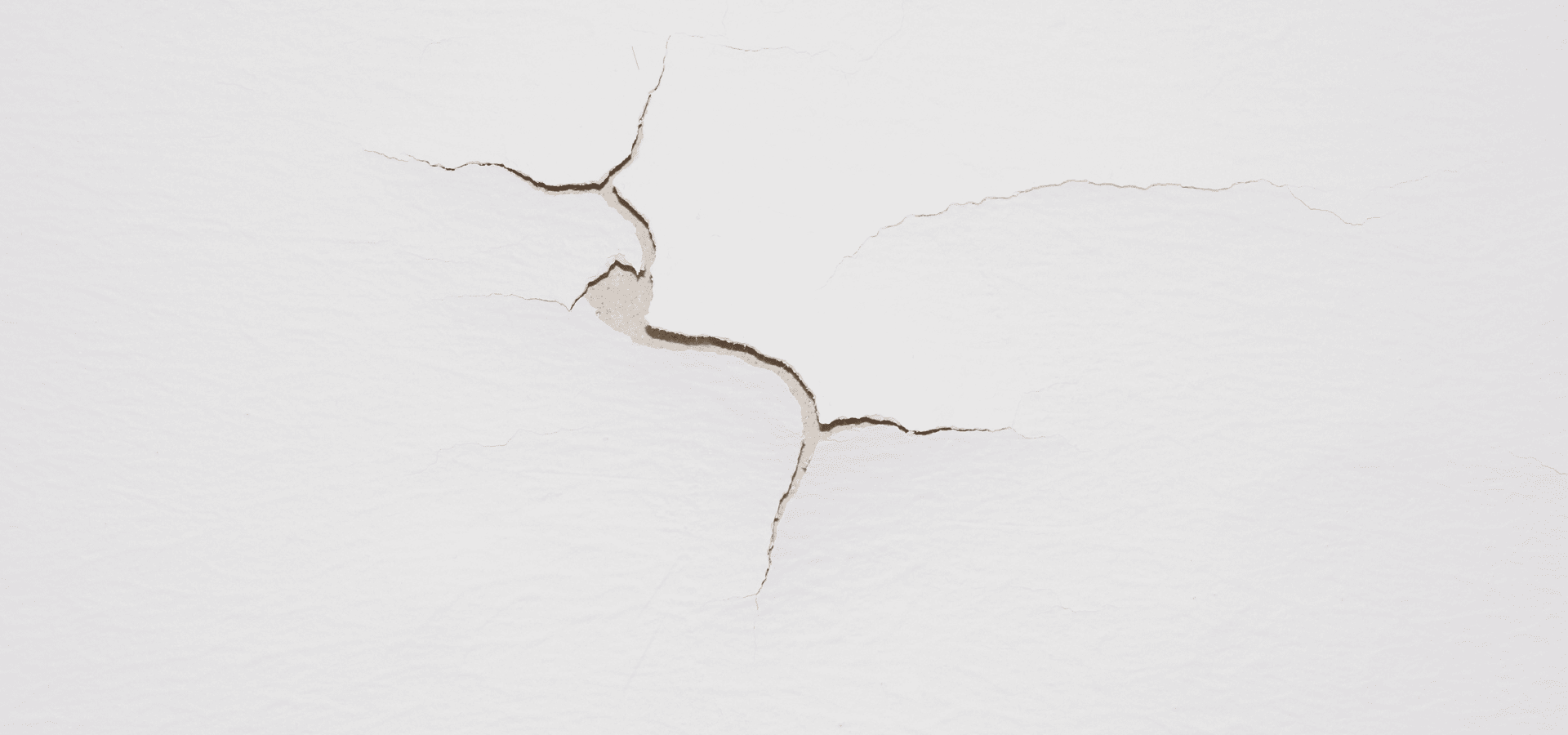 Paint peeling over a small area