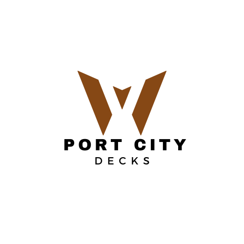 A photo of Port City Decks Logo