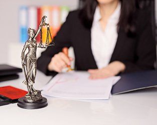 Statuette of Themis - Real Estate Legal Services in Warren, OH