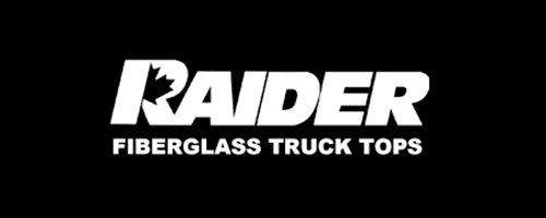 Raider fiberglass truck tops brand