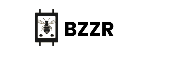 BZZR.com Logo. 