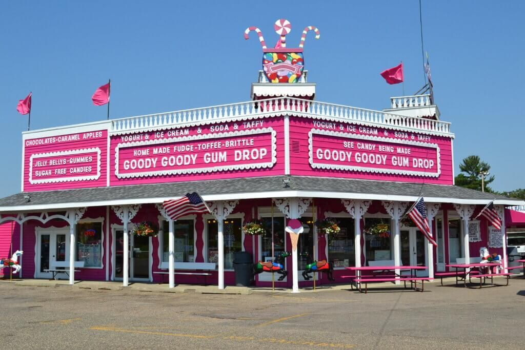 Goody Goody Gum Drop candy store in Wisconsin Dells 