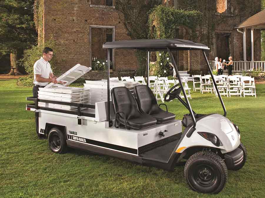 Golf Carts Rental — Wide Golf Cart In White Theme in Reno, NV