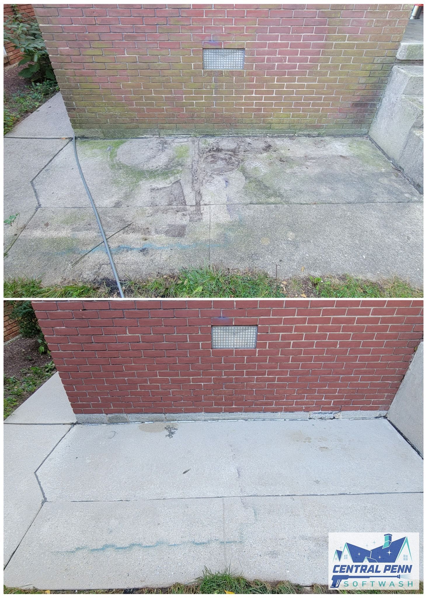 Concrete Cleaning — Central PA — Central Penn Softwash