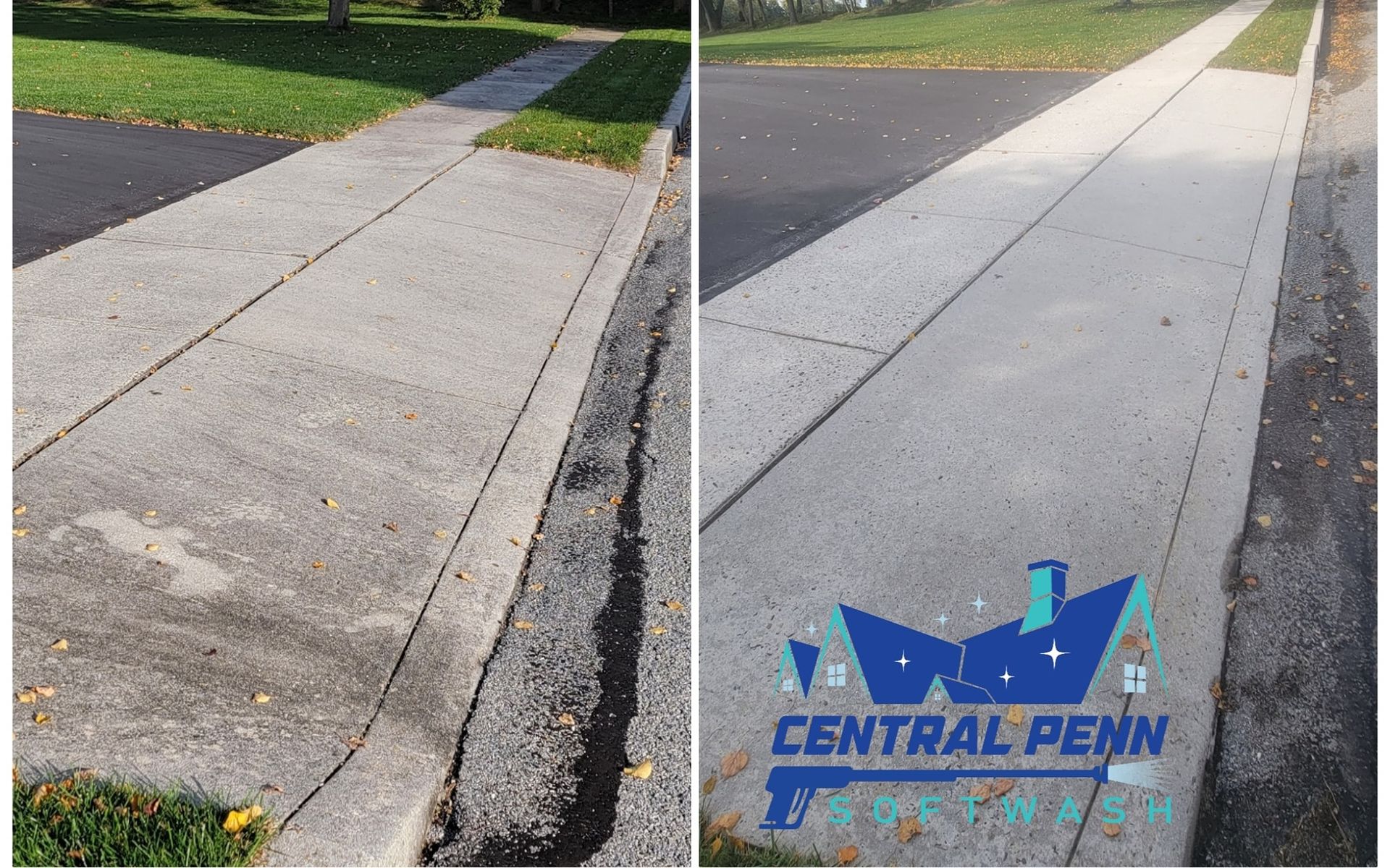 Sidewalk Cleaning — Central PA — Central Penn Softwash
