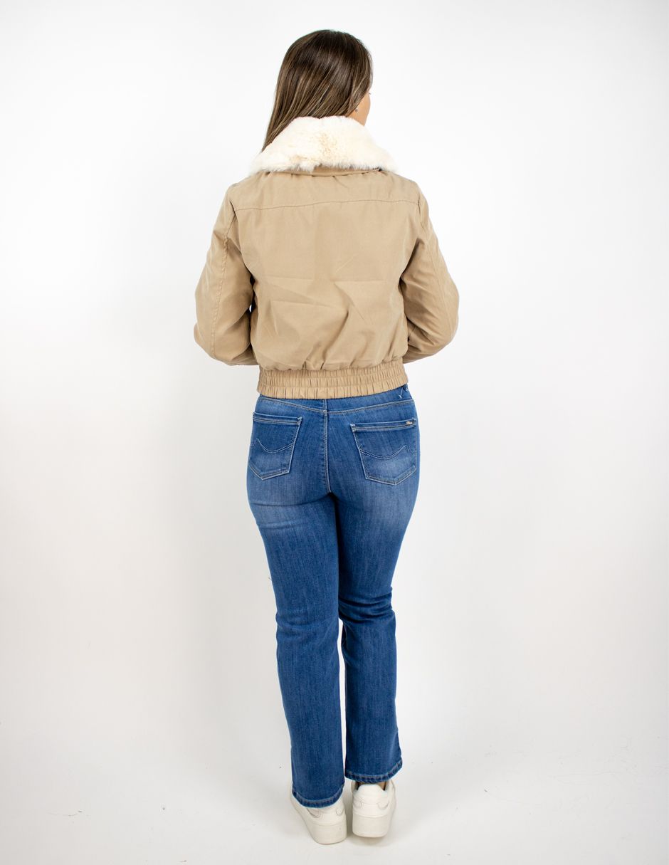 EXCLUSIVO BOUTIQUES       Chamarra Furor Aviador Poliuretano Camello