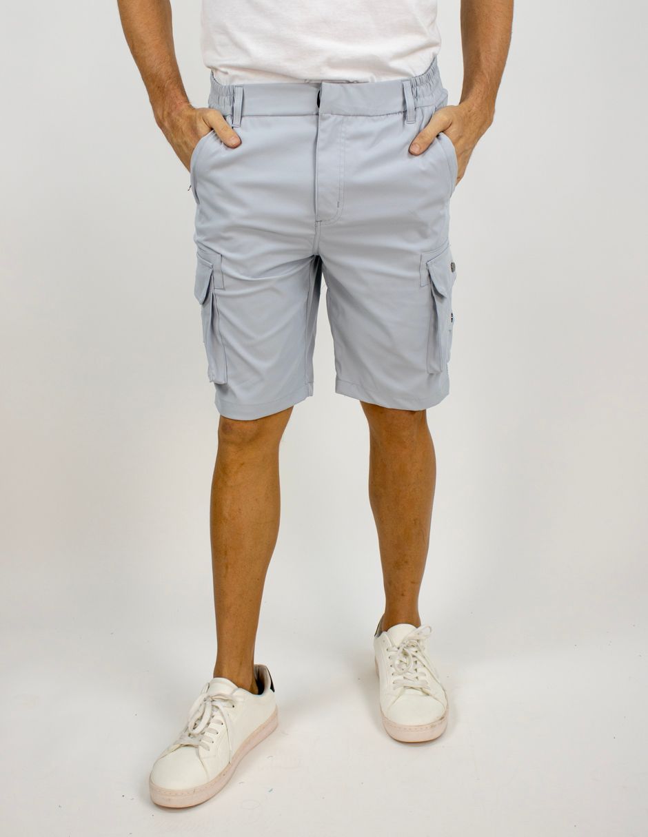 EXCLUSIVO BOUTIQUES  T13800026 Bermudas Furor Cargo Slim Poliéster Gris