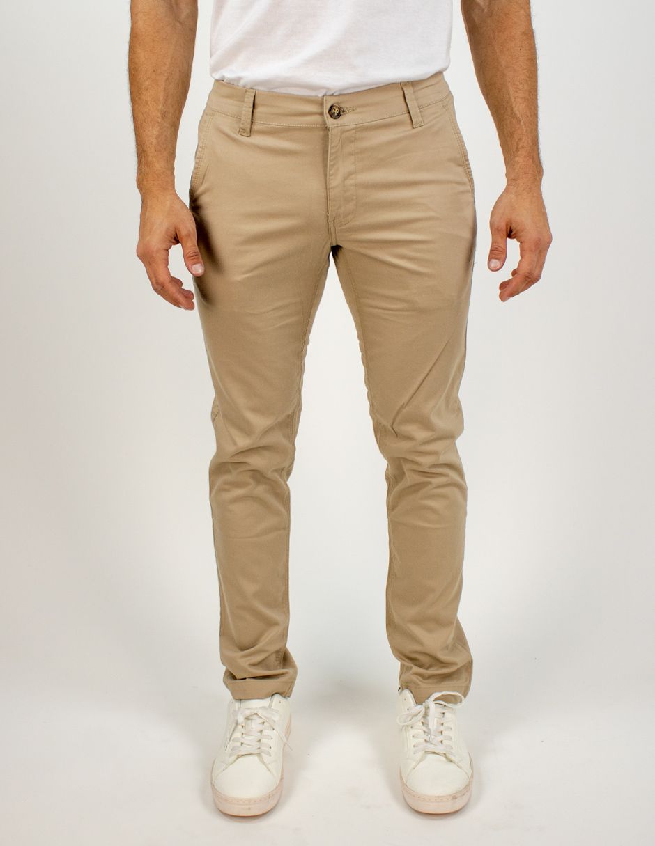 EXCLUSIVO SUBURBIA CHINORCBEIGE Pantalón Furor Chino Gabardina Beige