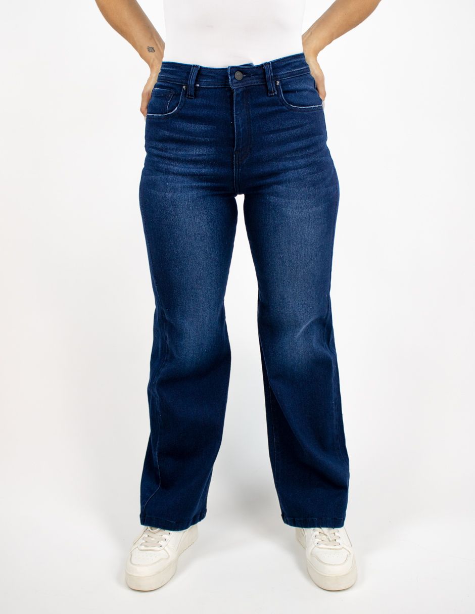 EXCLUSIVO SUBURBIA FLARE0526 Jeans Furor Flare Mezclilla Deep Índigo