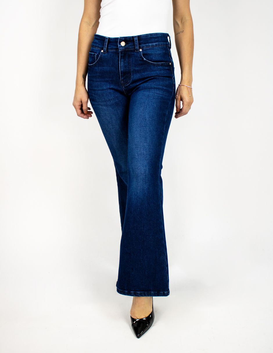 EXCLUSIVO SUBURBIA 2572 Jeans Furor Flare Mezclilla Dark Índigo