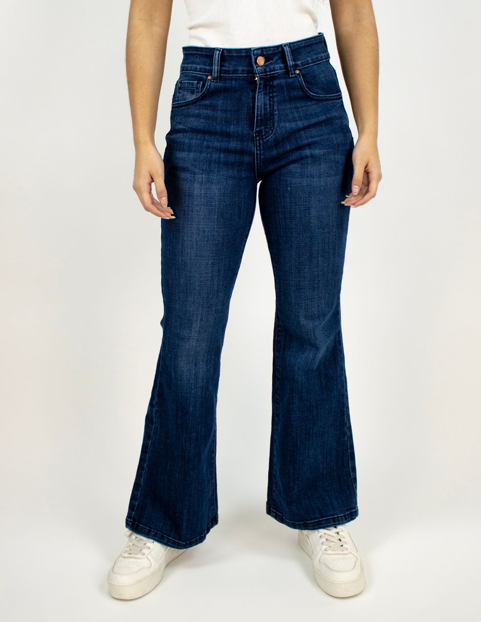 EXCLUSIVO SUBURBIA FLAREDA Jeans Furor Flare Mezclilla Dark Índigo