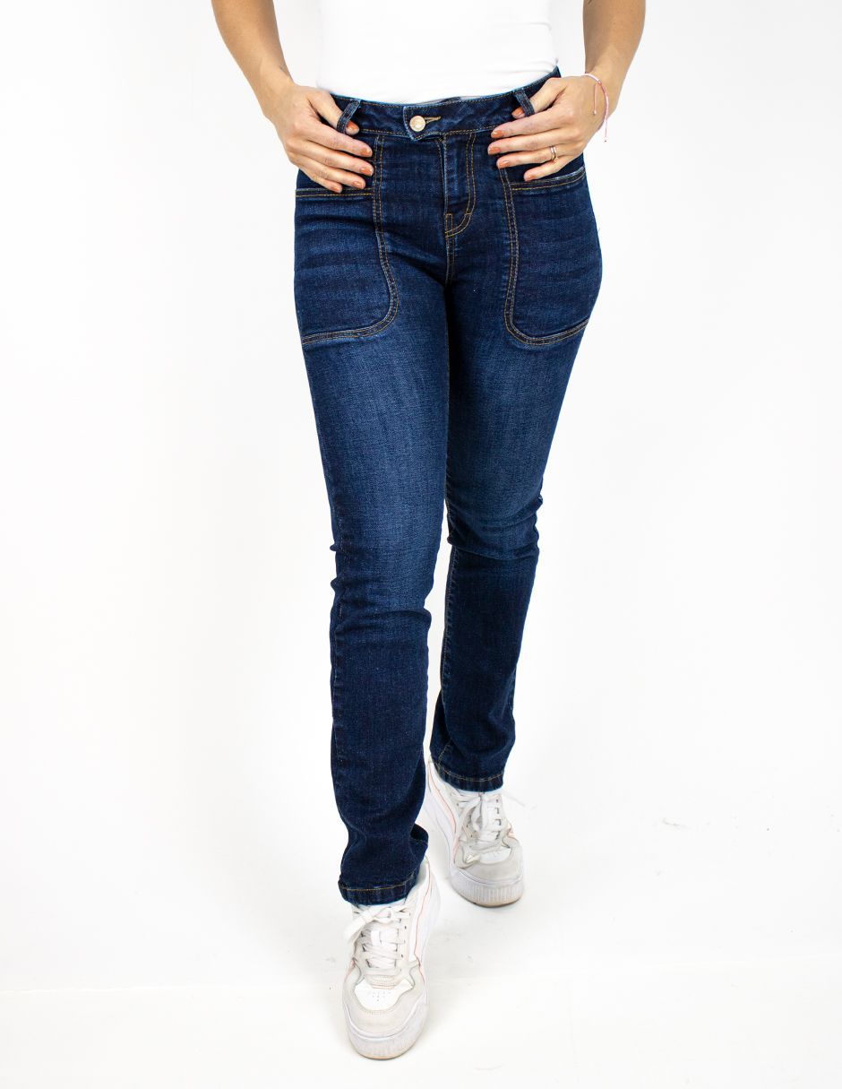 EXCLUSIVO SUBURBIA JAC2617 Jeans Furor Jac Mezclilla Moda Dark Índigo