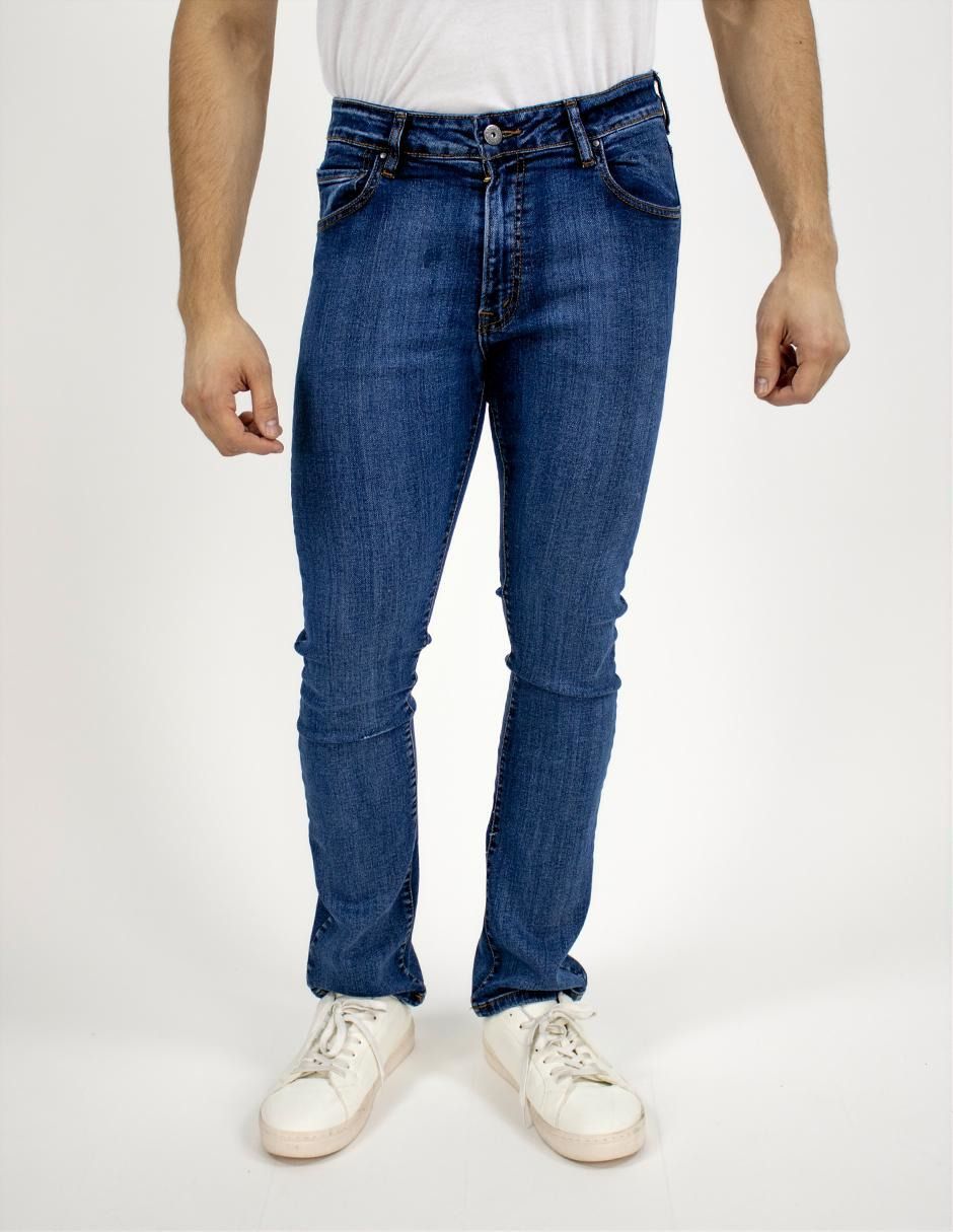EXCLUSIVO SUBURBIA OS05269 Jeans Furor Original Straight Mezclilla Dark Índigo