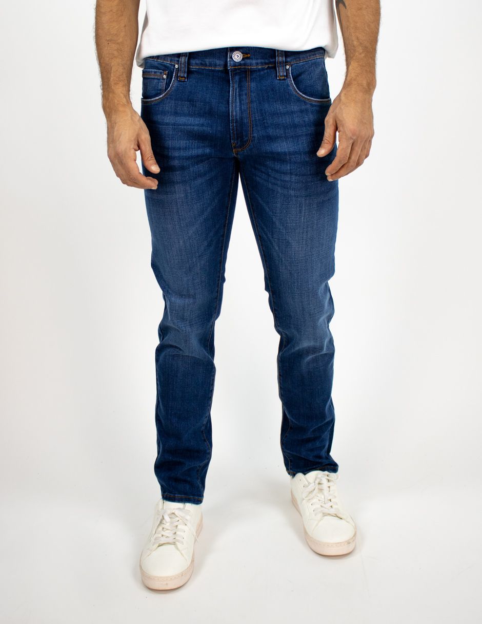 EXCLUSIVO SUBURBIA SLIM01263 Jeans Furor Slim Mezclilla Doble Stone