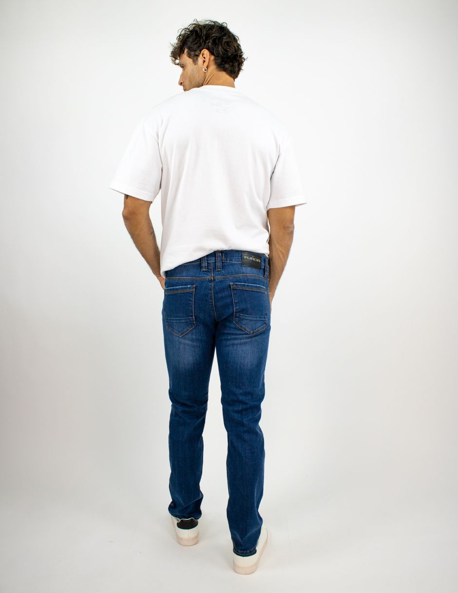 EXCLUSIVO SUBURBIA SLIM01263 Jeans Furor Slim Mezclilla Doble Stone