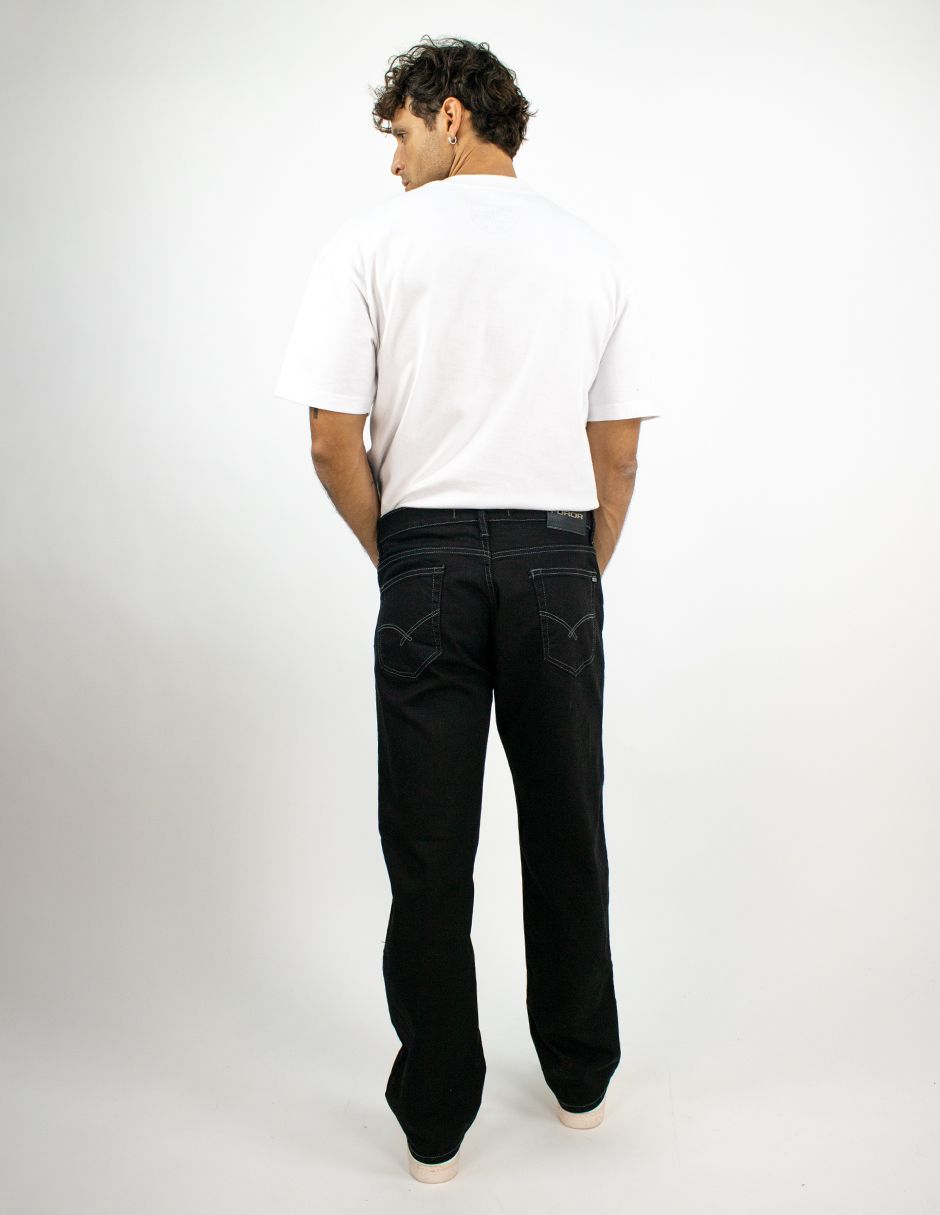 EXCLUSIVO SUBURBIA STRAIGHT01262 Jeans Furor Straight Mezclilla Black Black