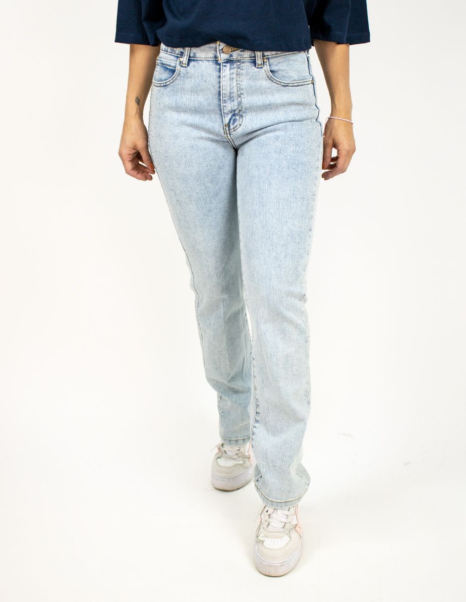 EXCLUSIVO SUBURBIA 2591 Jeans Furor Straight Mezclilla Acid Wash