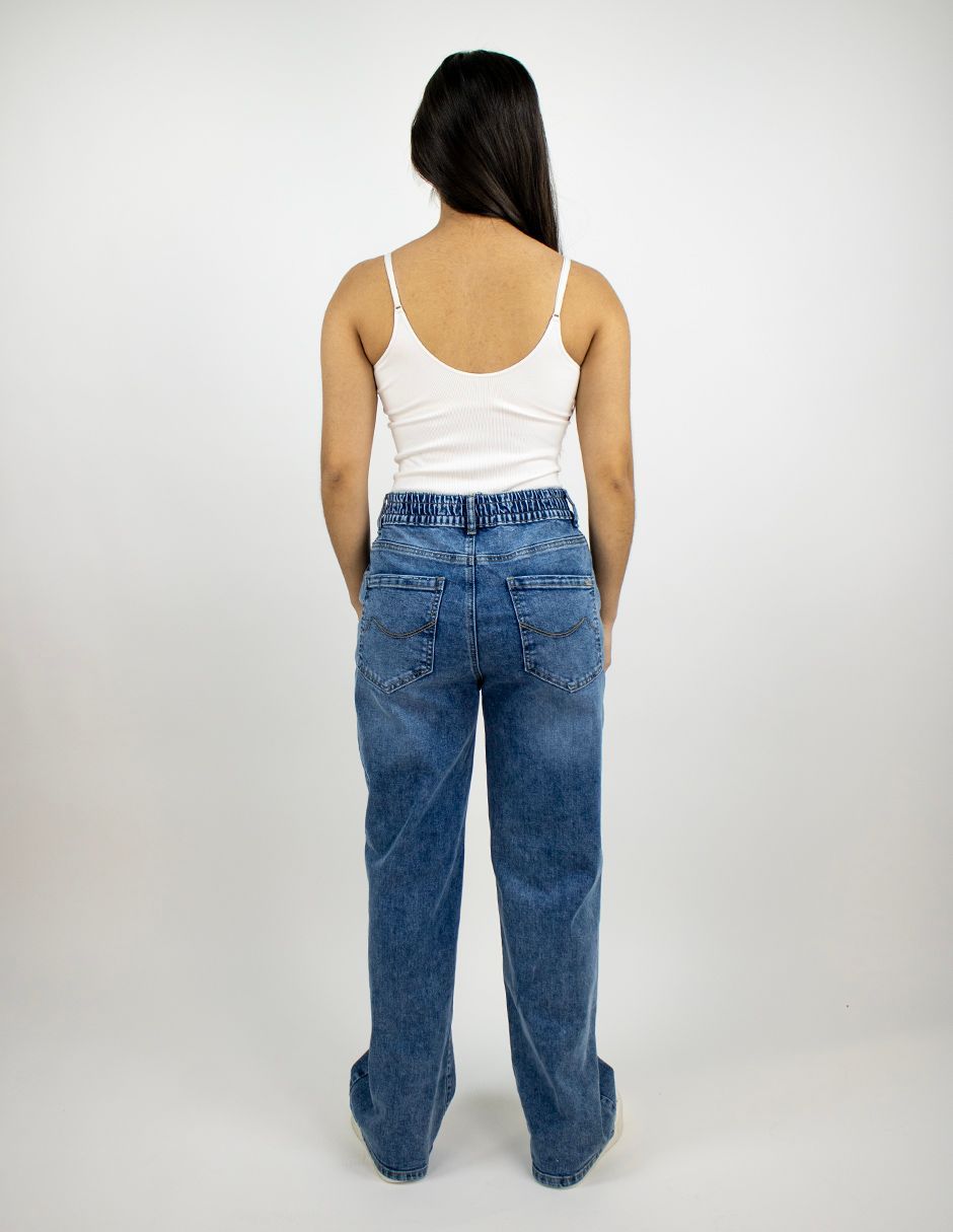 EXCLUSIVO SUBURBIA WIDELEG1426 Jeans Furor Wide Leg Mezclilla Vintage Stone