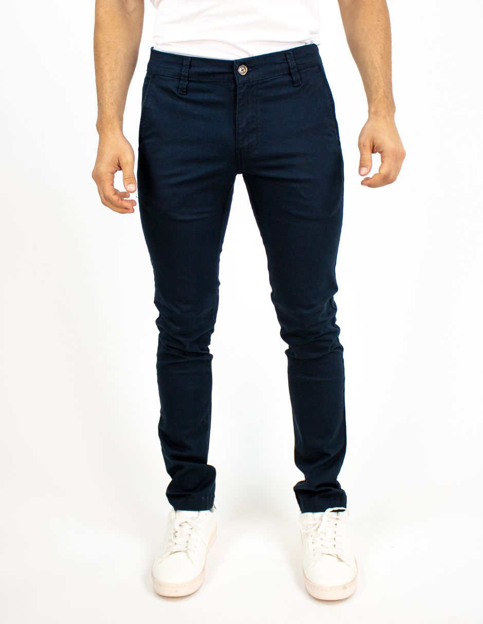 EXCLUSIVO SUBURBIA CHINORCM Pantalón Furor Chino Gabardina Marino