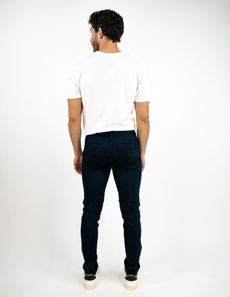 EXCLUSIVO SUBURBIA CHINORCM Pantalón Furor Chino Gabardina Marino