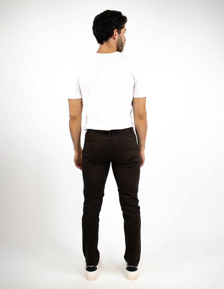 EXCLUSIVO SUBURBIA CHINORCT Pantalón Furor Chino Gabardina Tabaco