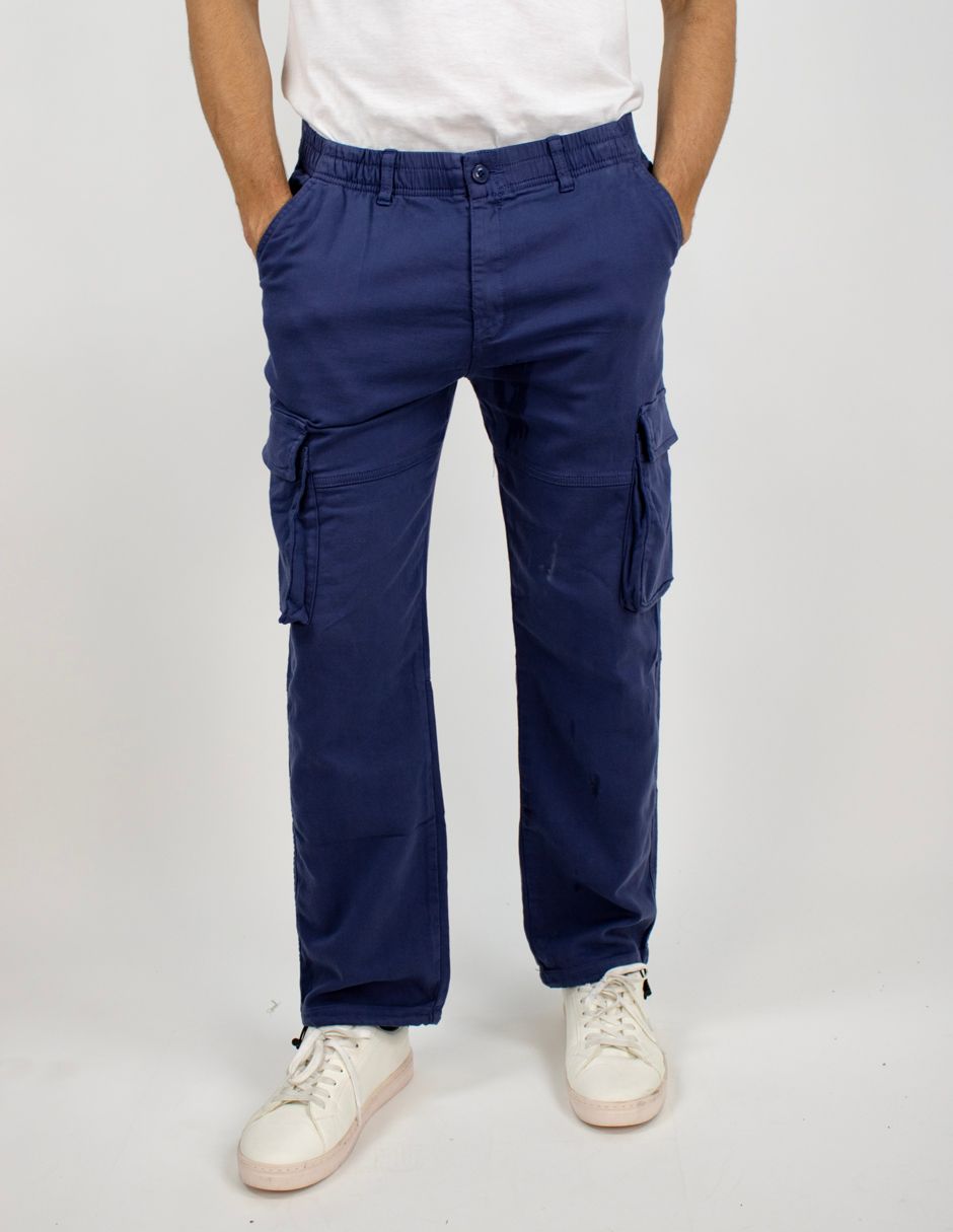EXCLUSIVO BOUTIQUES T10200603 Pantalón Furor Cargo Stretch Índigo