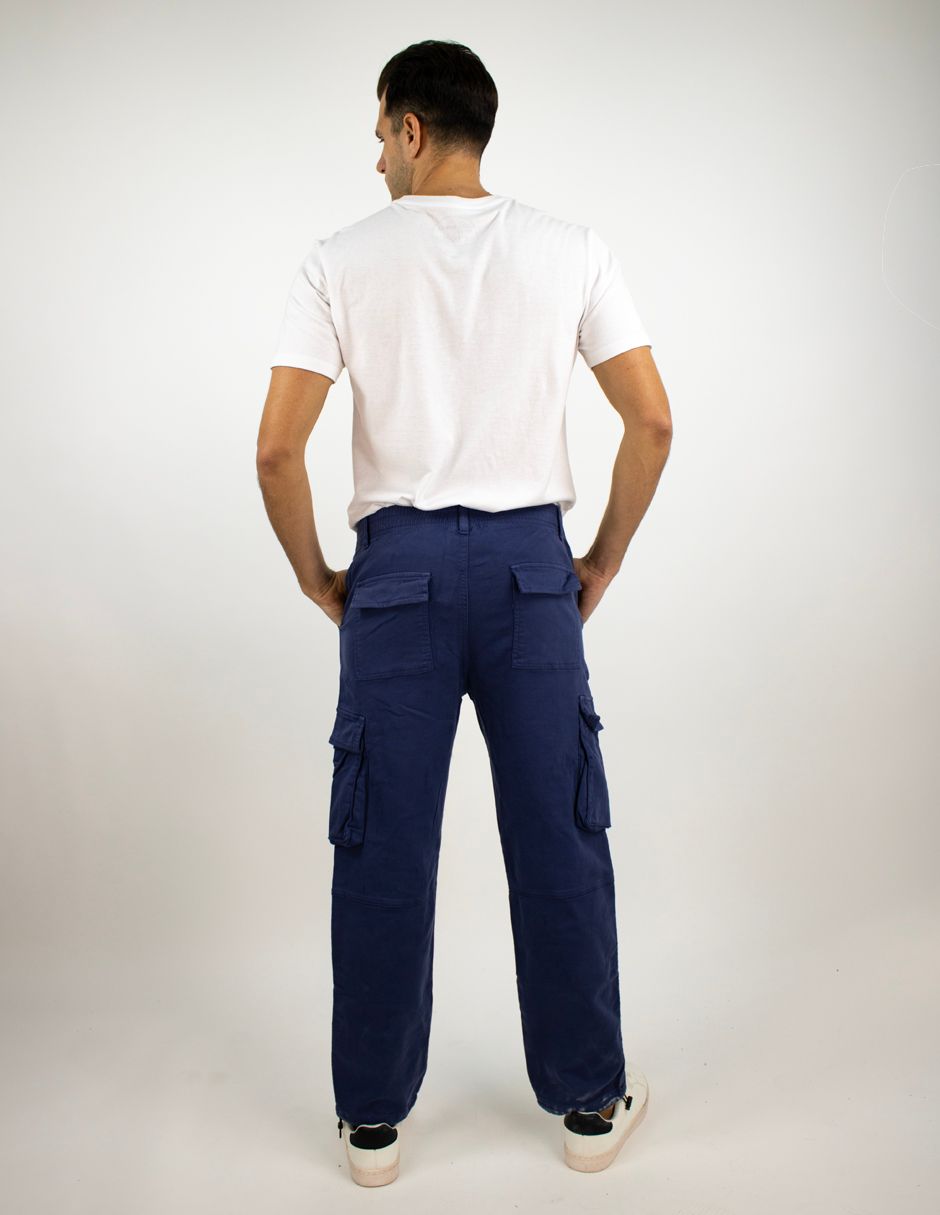 EXCLUSIVO BOUTIQUES T10200603 Pantalón Furor Cargo Stretch Índigo