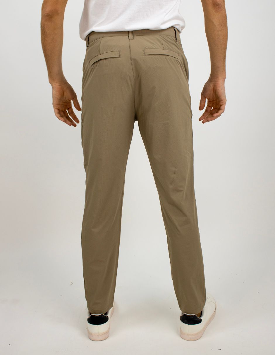 EXCLUSIVO BOUTIQUES T10200605 Pantalón Furor Slim Poliéster Beige