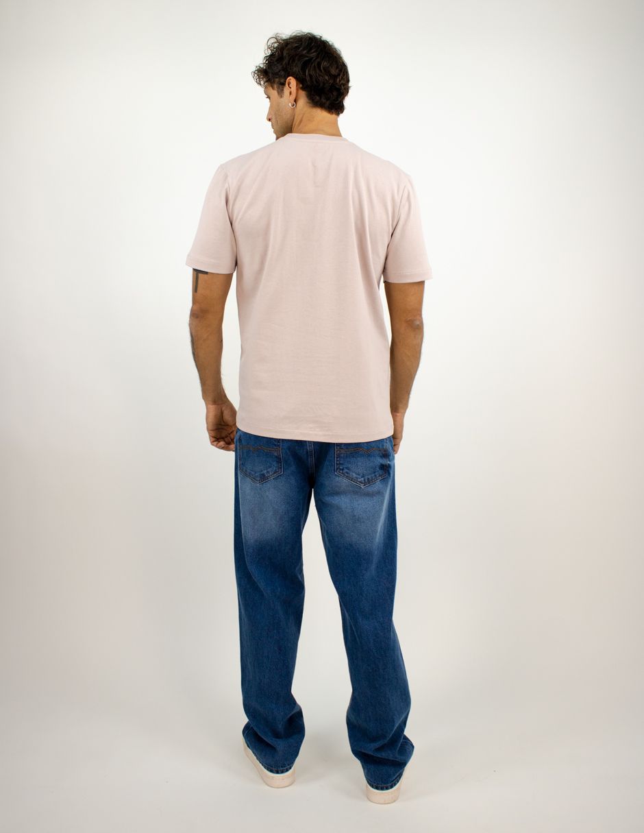 EXCLUSIVO SUBURBIA PFD04ROSA Playera Furor Manga Corta Chifón Oversize Rosa